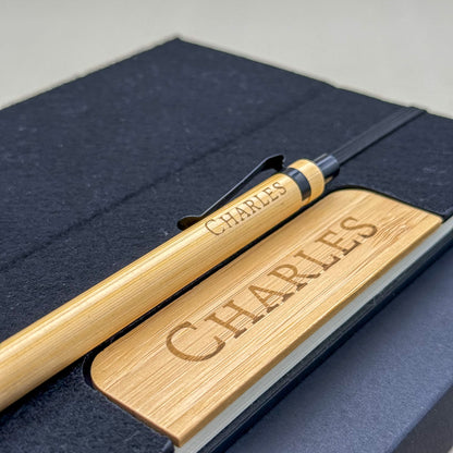 Personalised Felt Notebook & Pen Gift Set